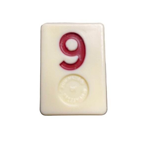 Pressman Rummikub Red 9 Tile Original Replacement Game Piece Smooth Back u - Picture 1 of 2
